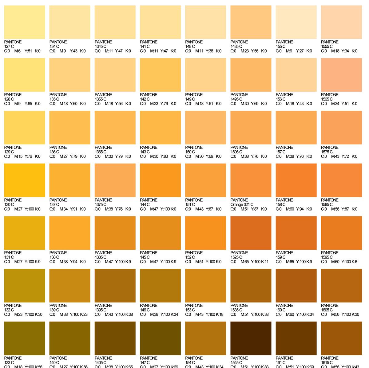 Pantone color numbers-002