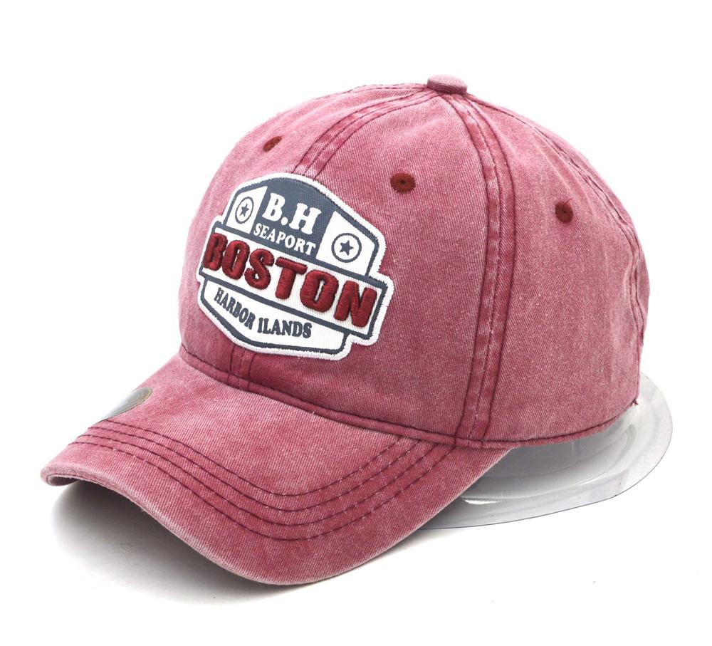 Washed embroidery baseball cap
