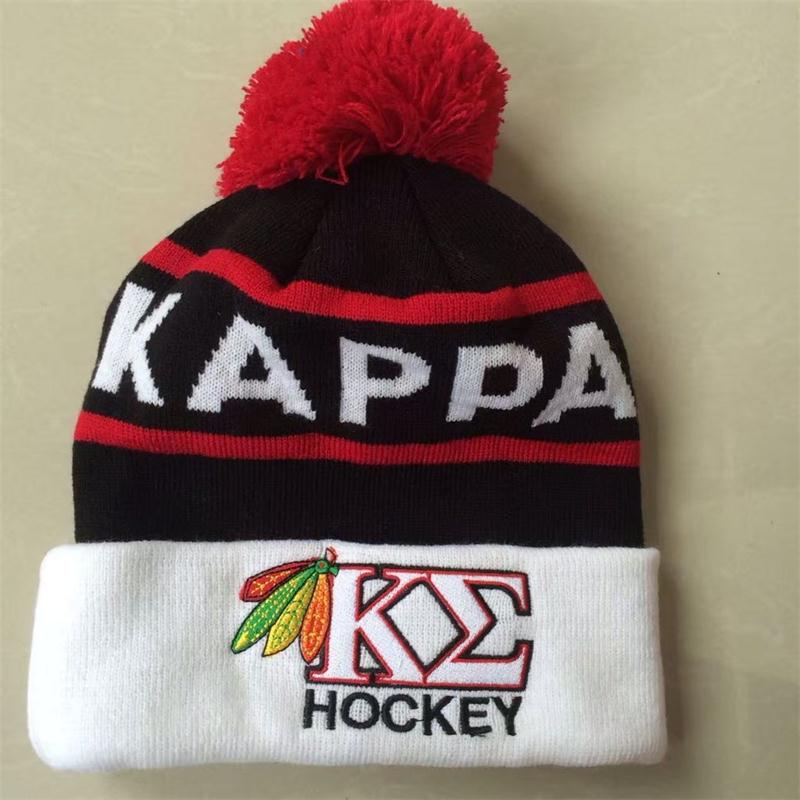 Jacquard Beanie hat with embroidery logo