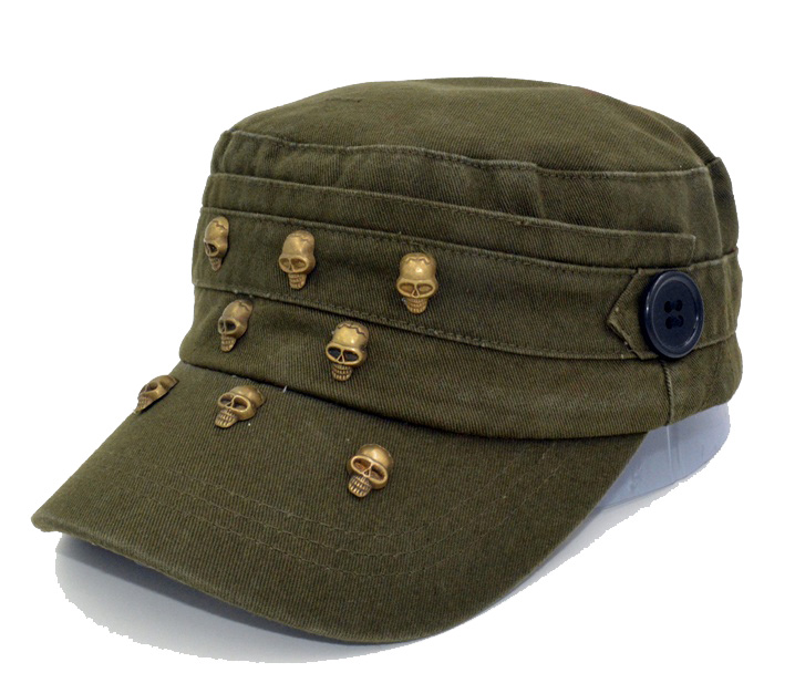 Custom design cotton military cap