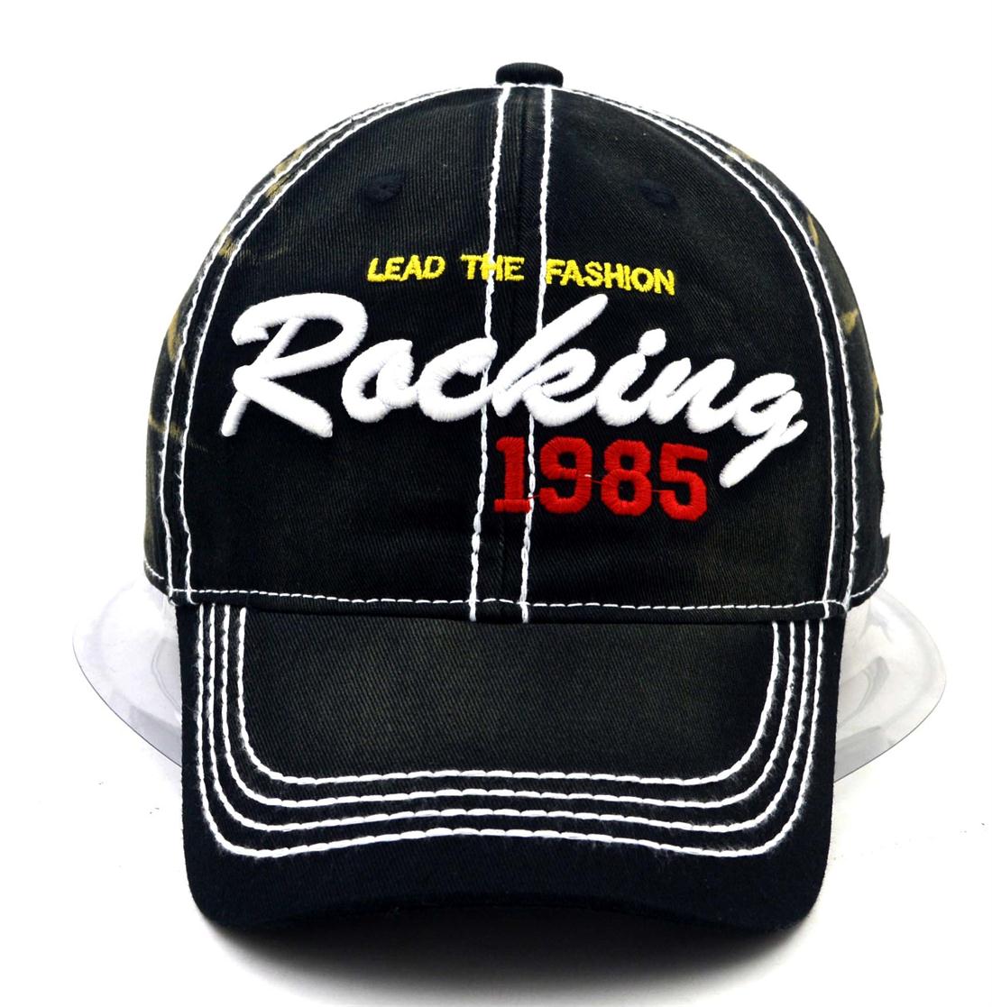 Embroidery sports racing cap