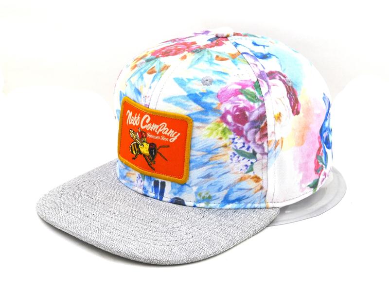 Custom sublimated snapback cap