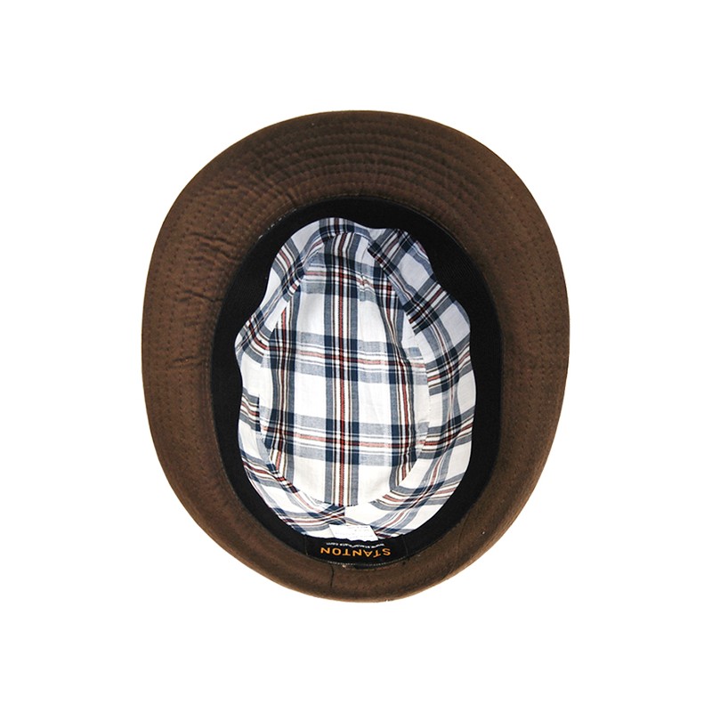 Trilby Straw hat with Petersham Ribbon Band