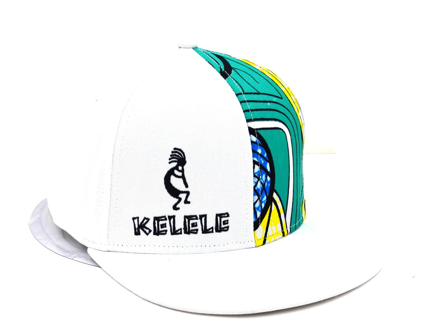Fitted flatbrim cap with custom design embroidery logo