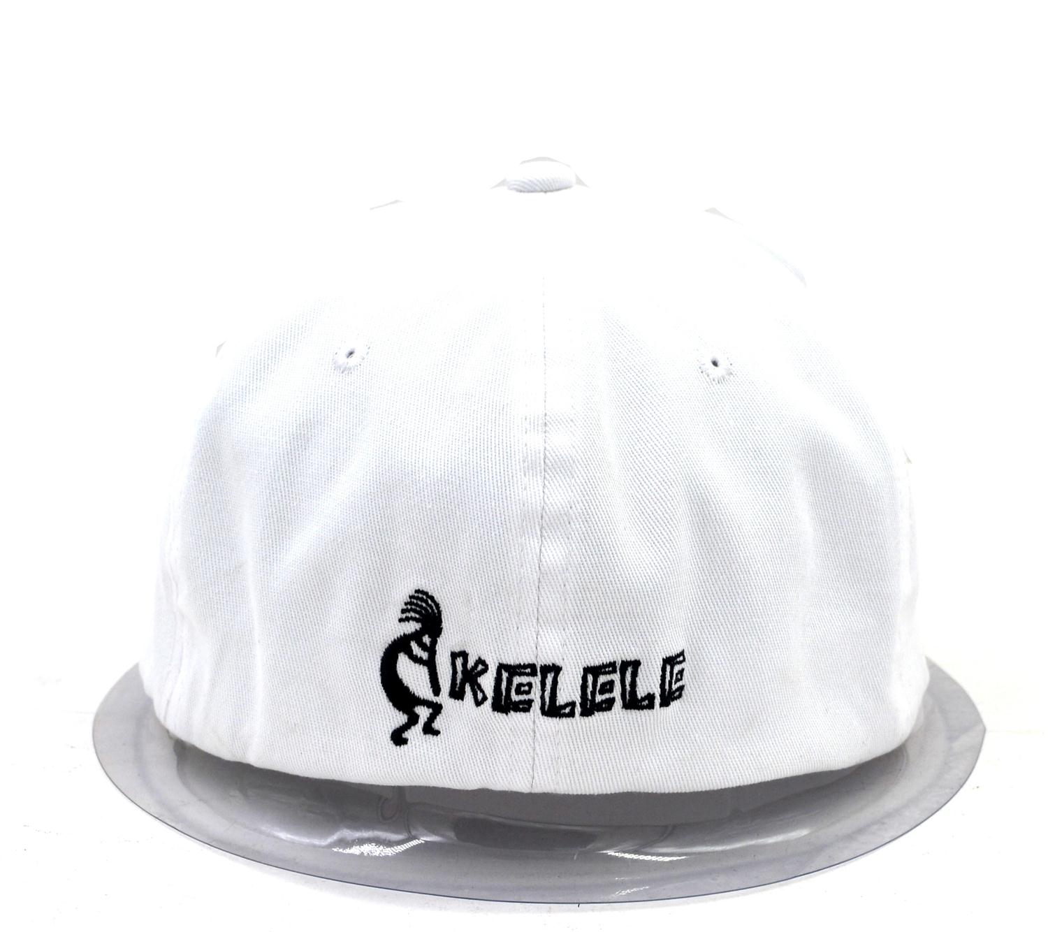 Fitted flatbrim cap with custom design embroidery logo