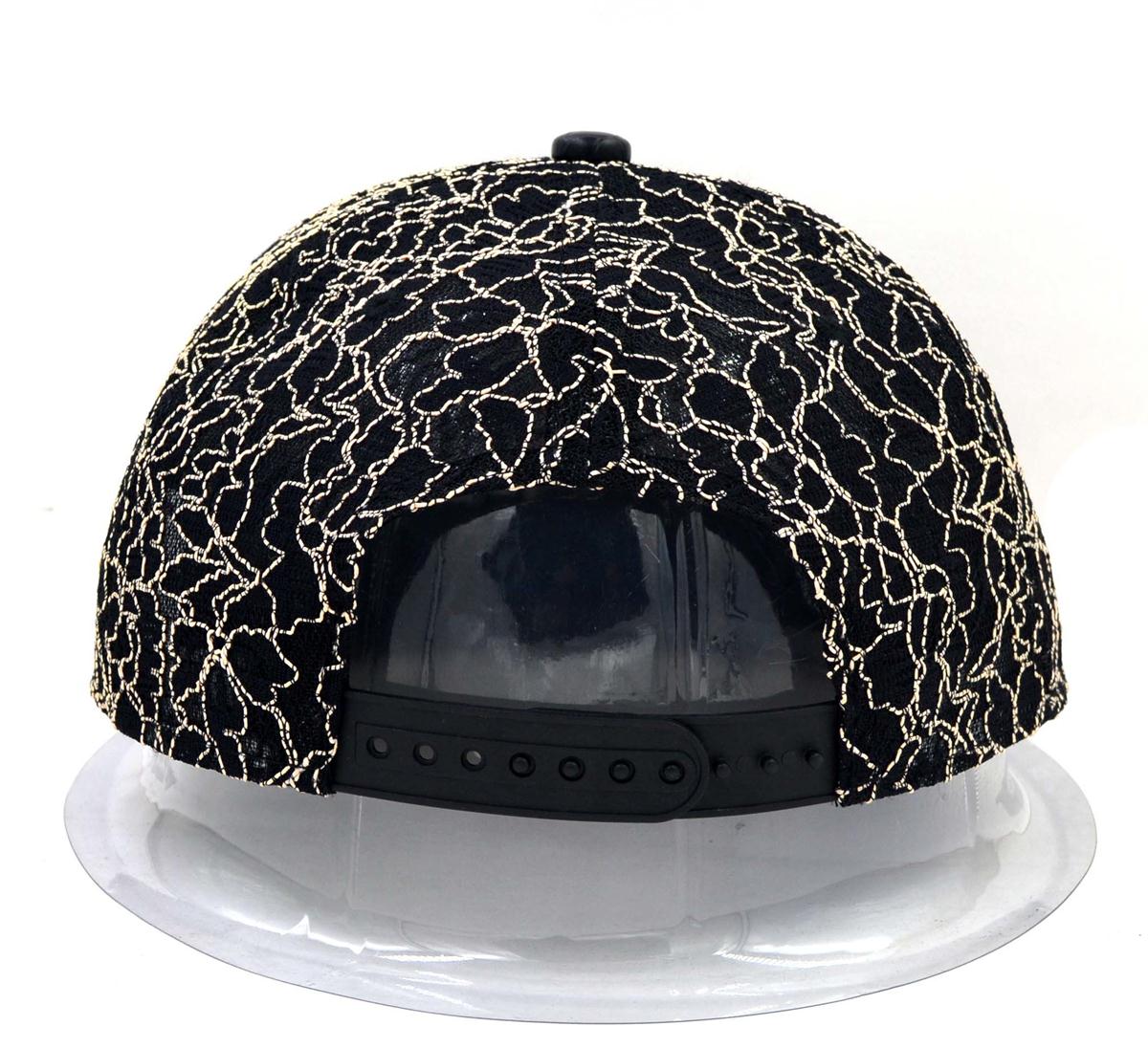 All over embroidery snapback cap