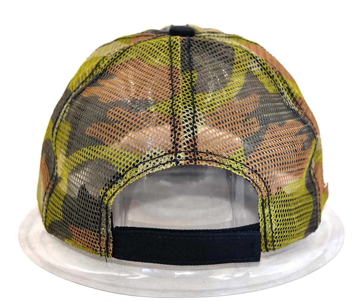Washed trucker cap