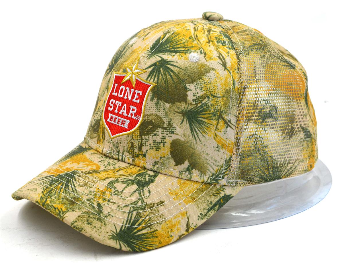 Sublimated pattern camo trucker cap