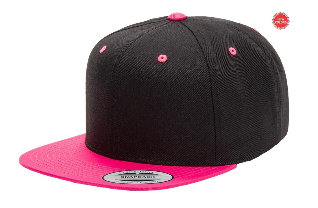 Blank snapback cap