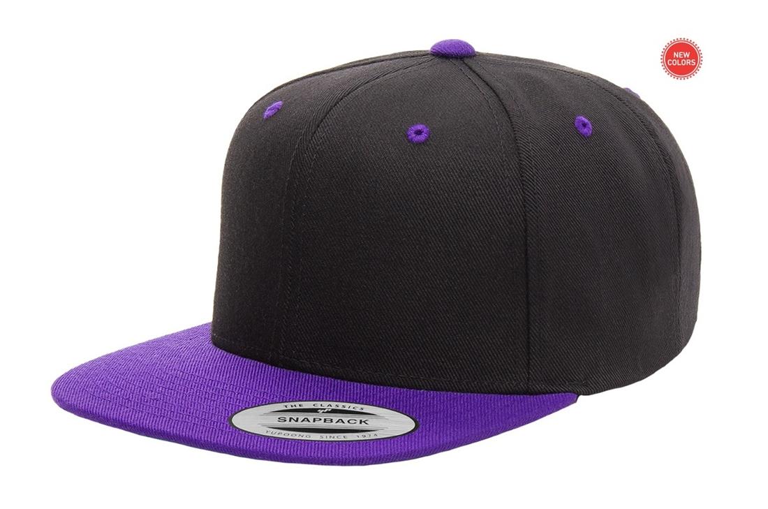 Blank snapback cap