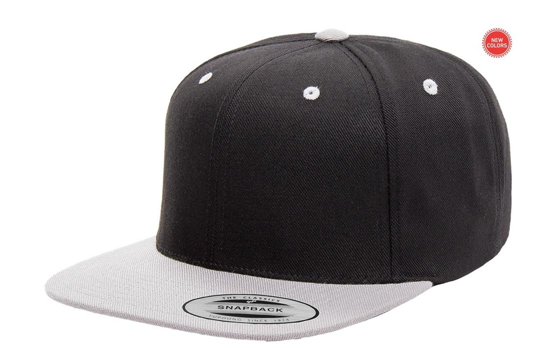 Blank snapback cap