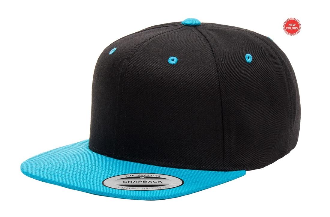 Blank snapback cap