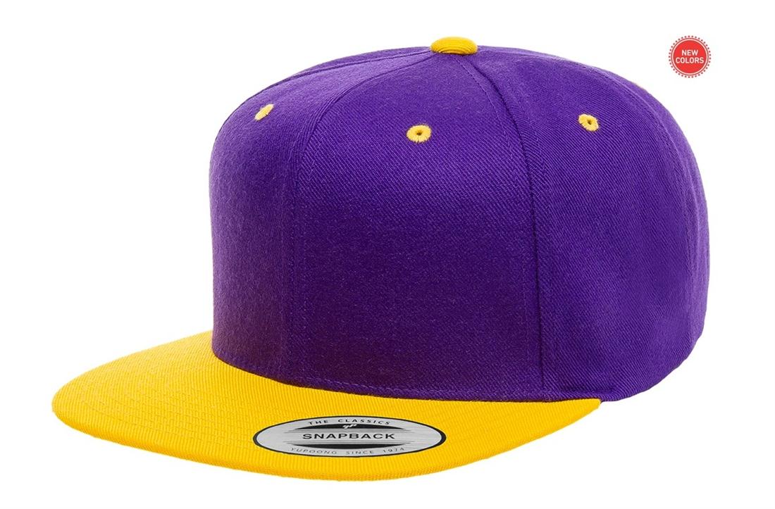 Blank snapback cap