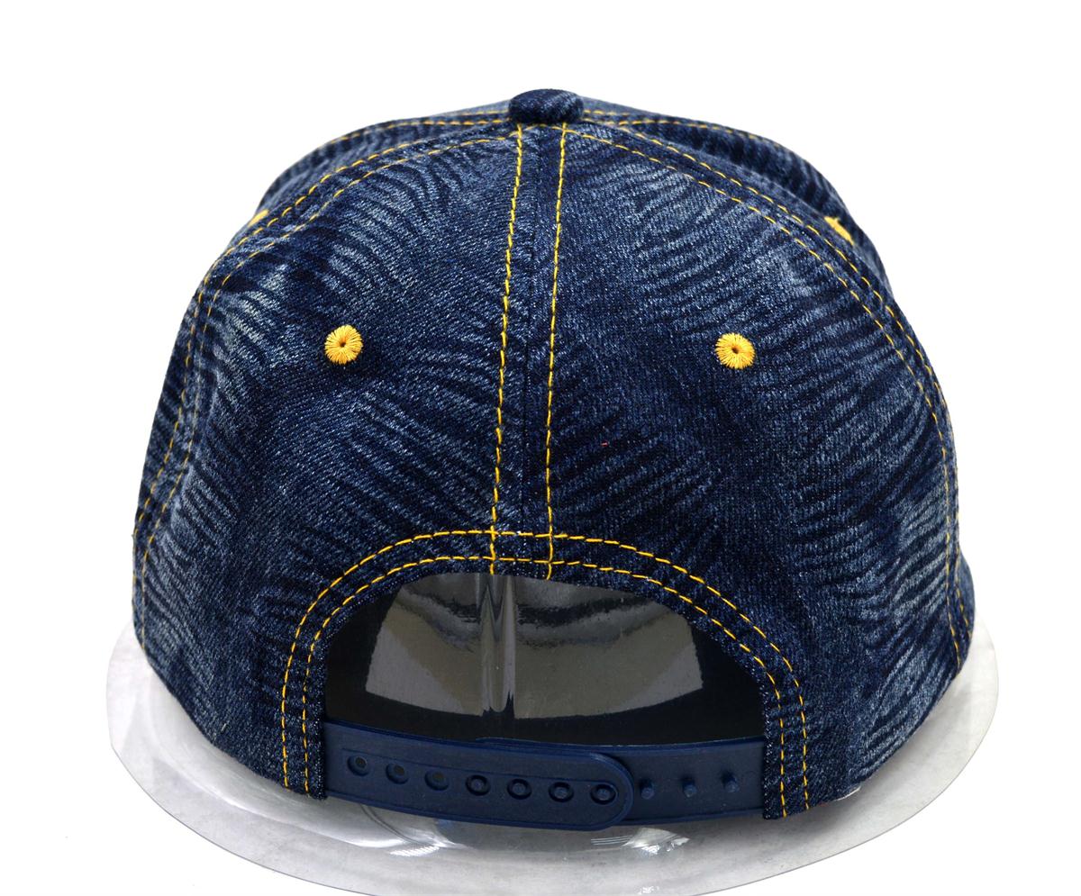 Fahion custom Embroidery denim snapback cap