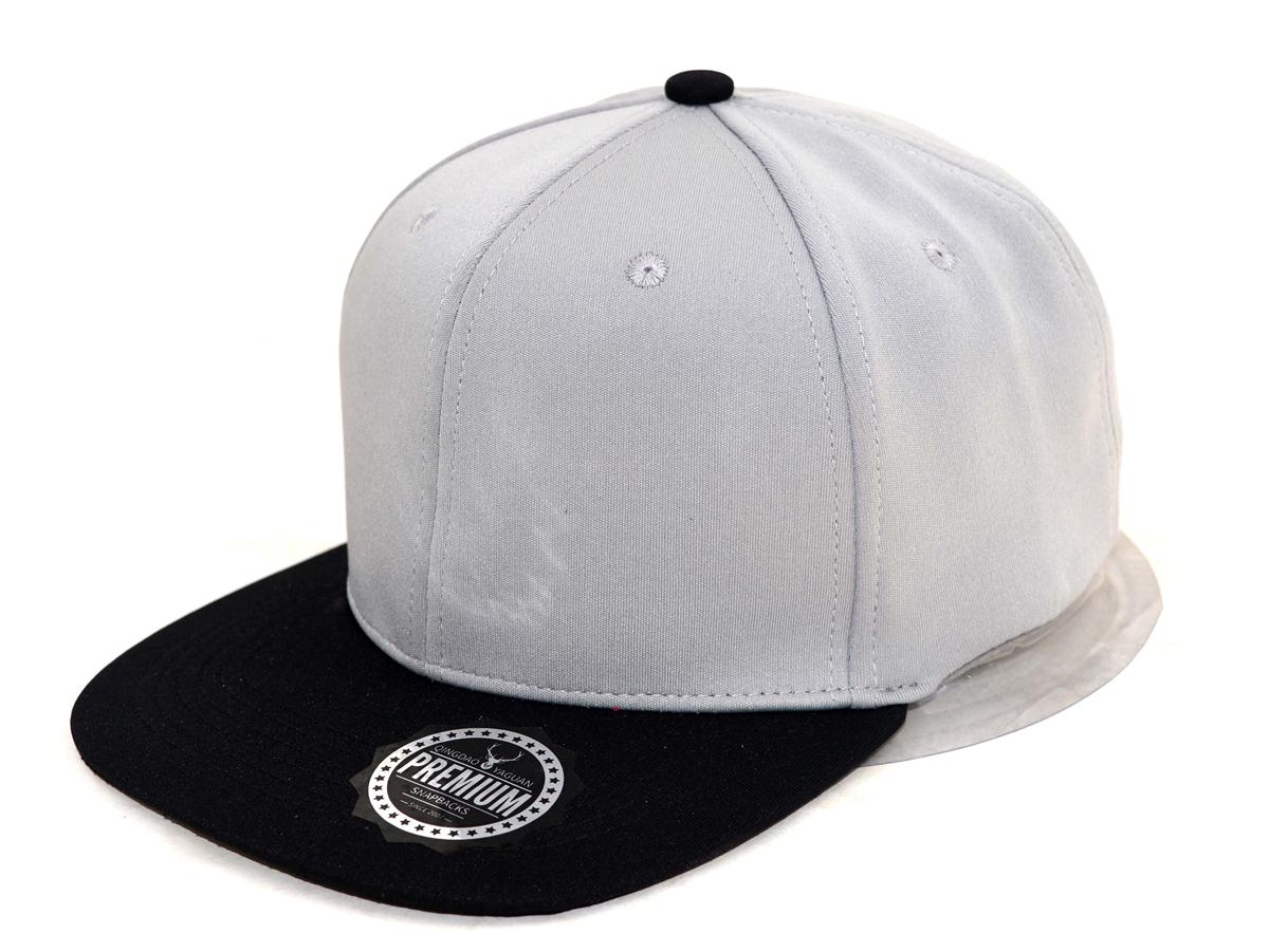 Blank snapback cap