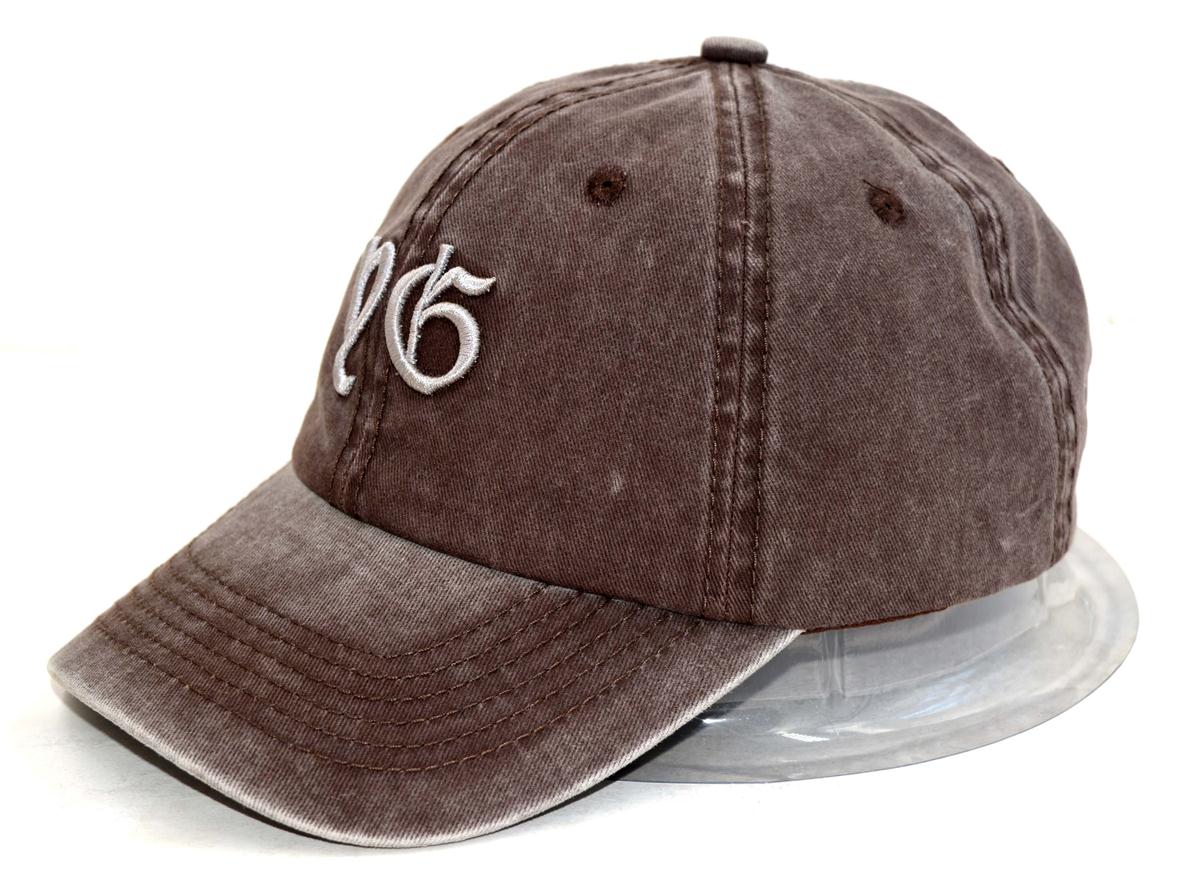 Washed cotton dad cap