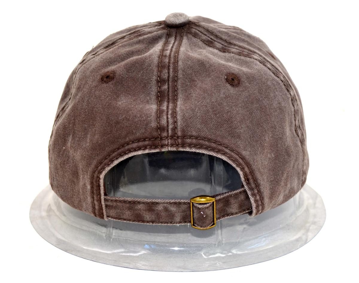 Washed cotton dad cap
