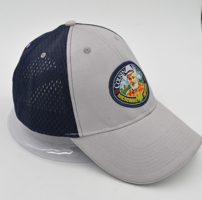 6 panel trucker cap with custom logo