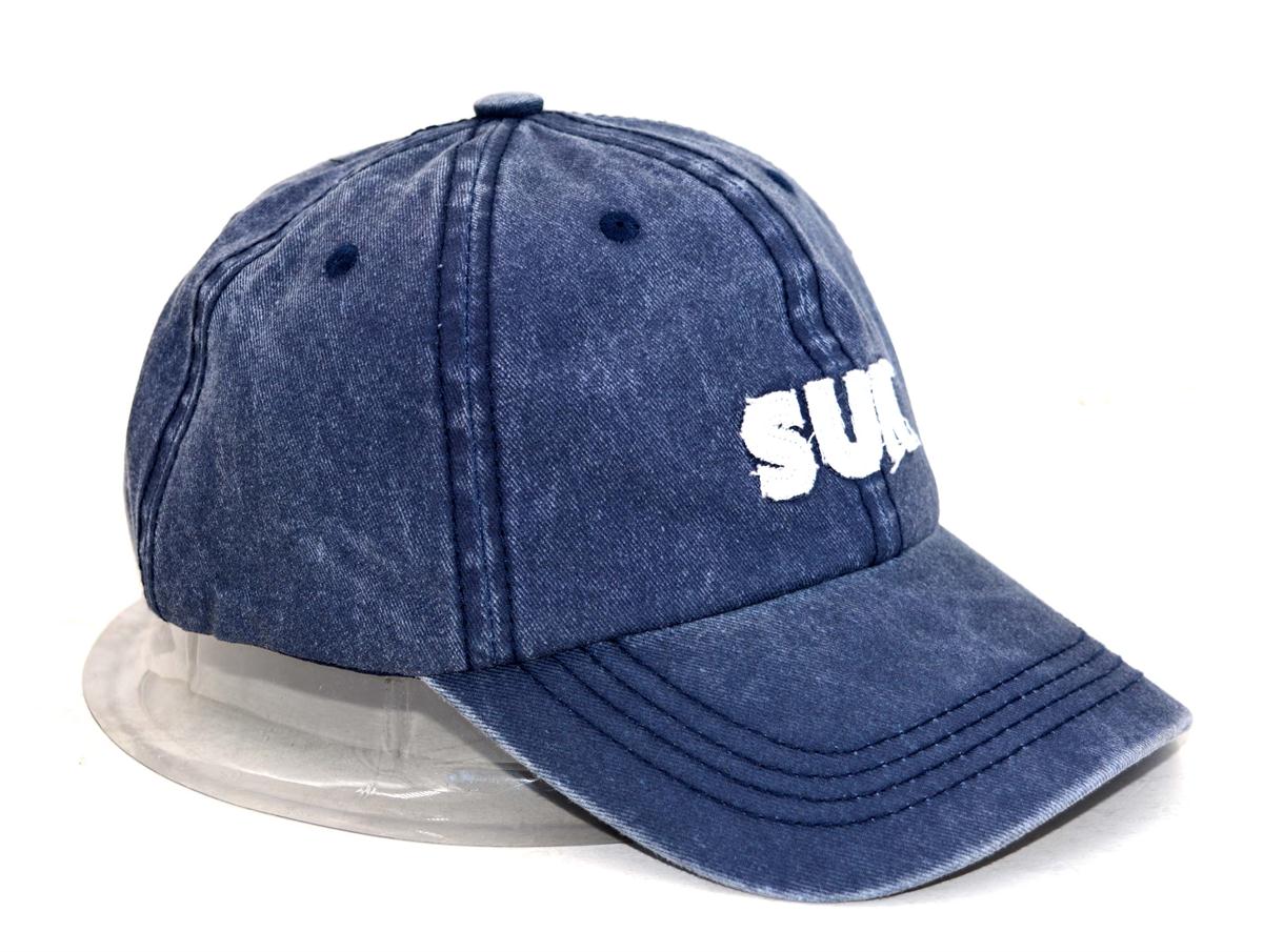 Washed cotton baseball cap with embroidery logo