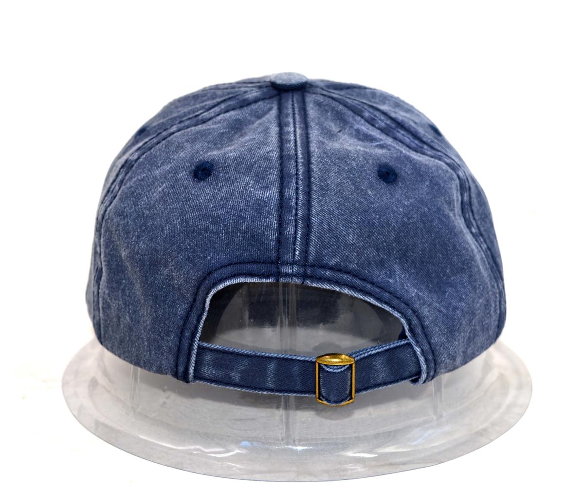 Washed cotton baseball cap with embroidery logo