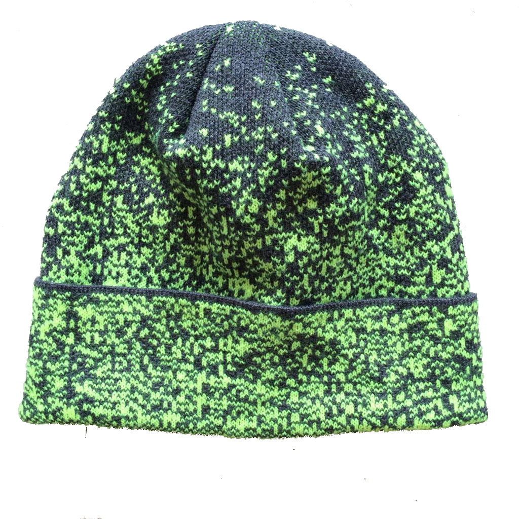 Printed beanie hat