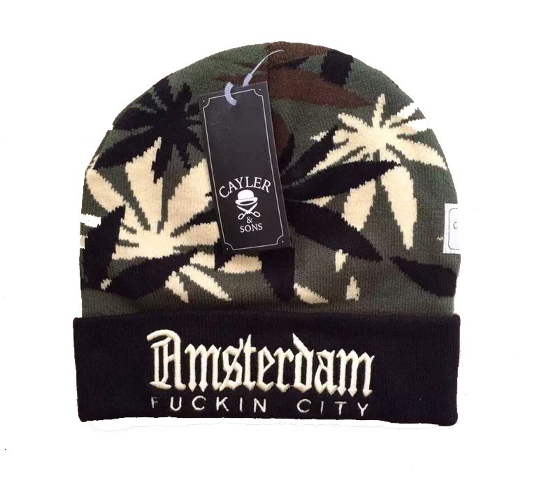 Camo beanie embroidery hats