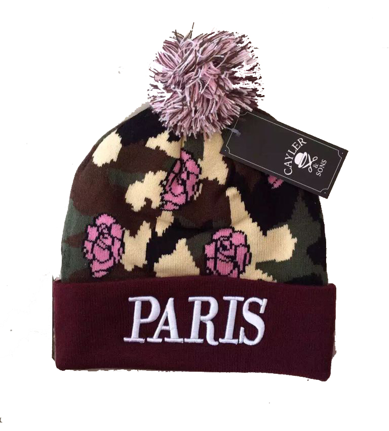 Camo beanie embroidery hats