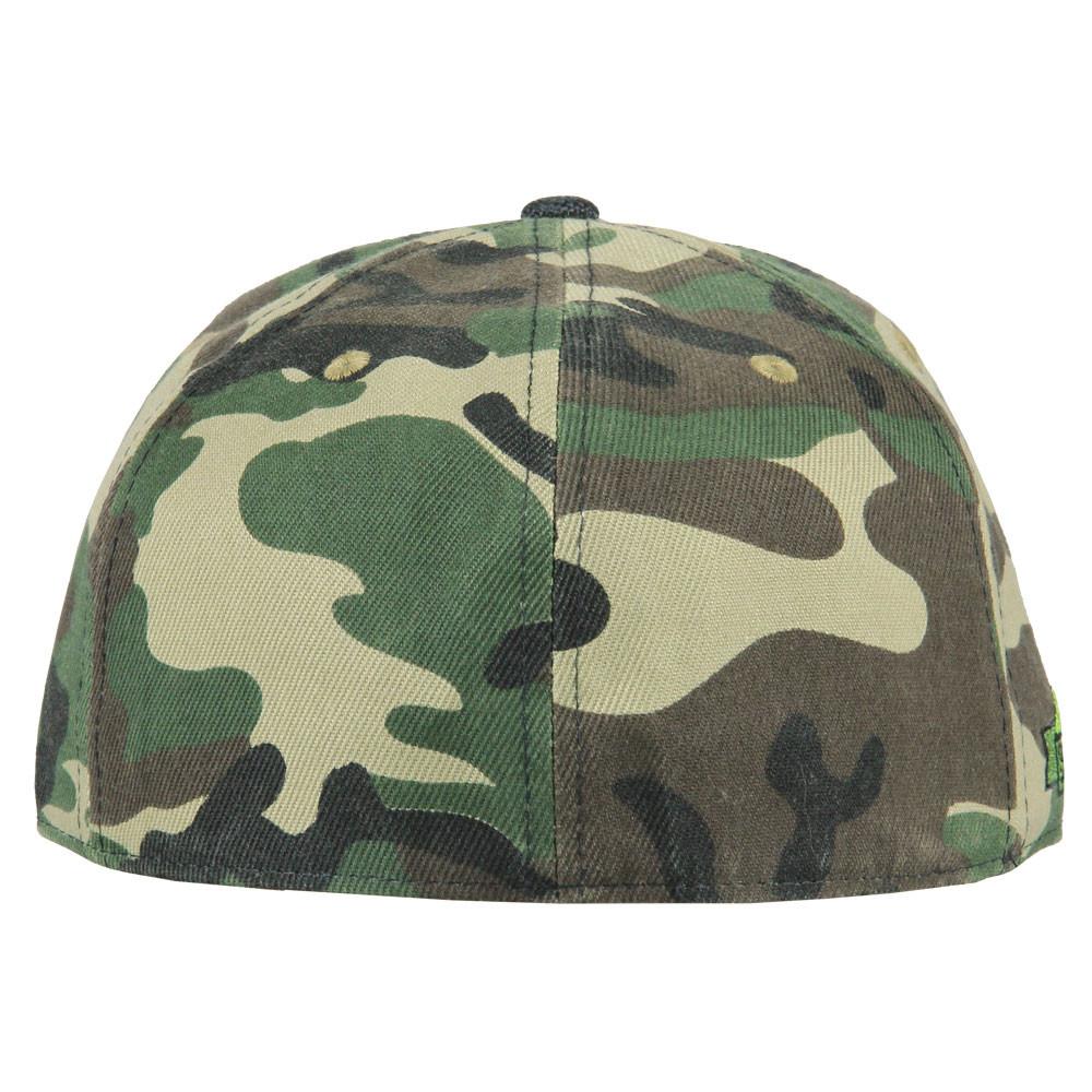 Custom flat briom fitted cap