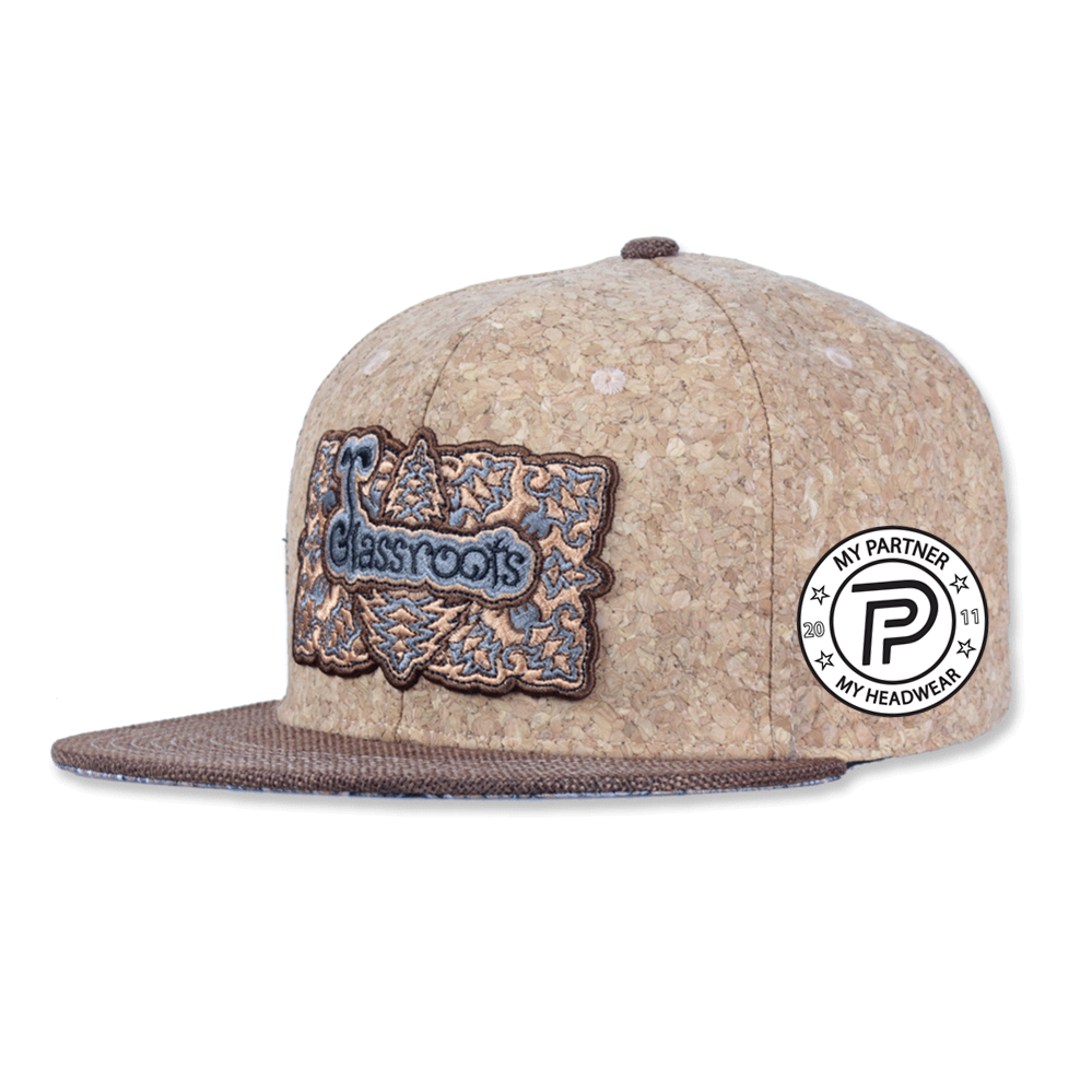 Classic cork snapback cap with embroidery logo