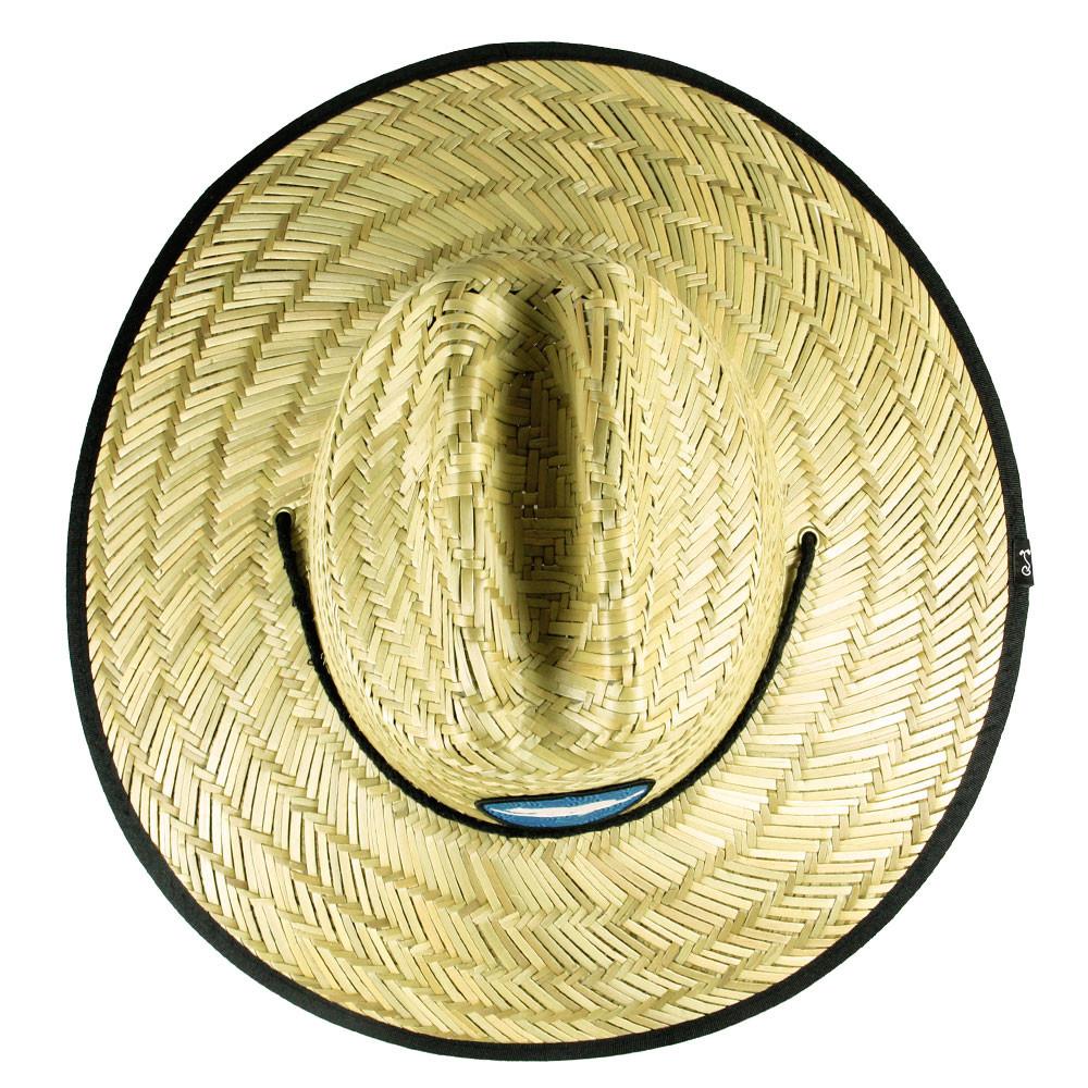 Natural wide brim straw hats