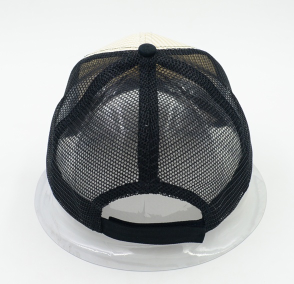 Straw 6 panel mesh cap