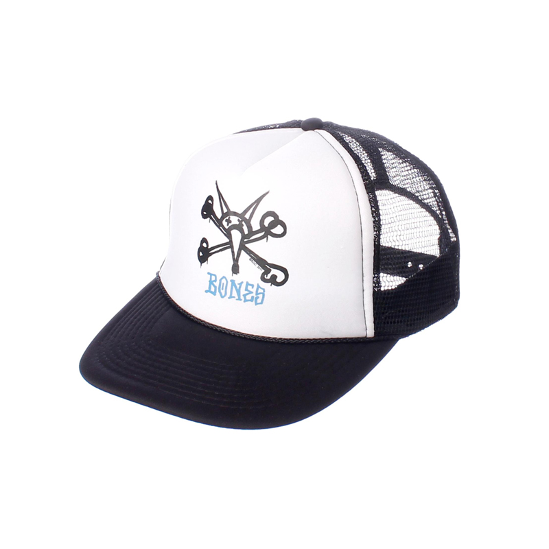 Foam trucker cap flat brim custom design