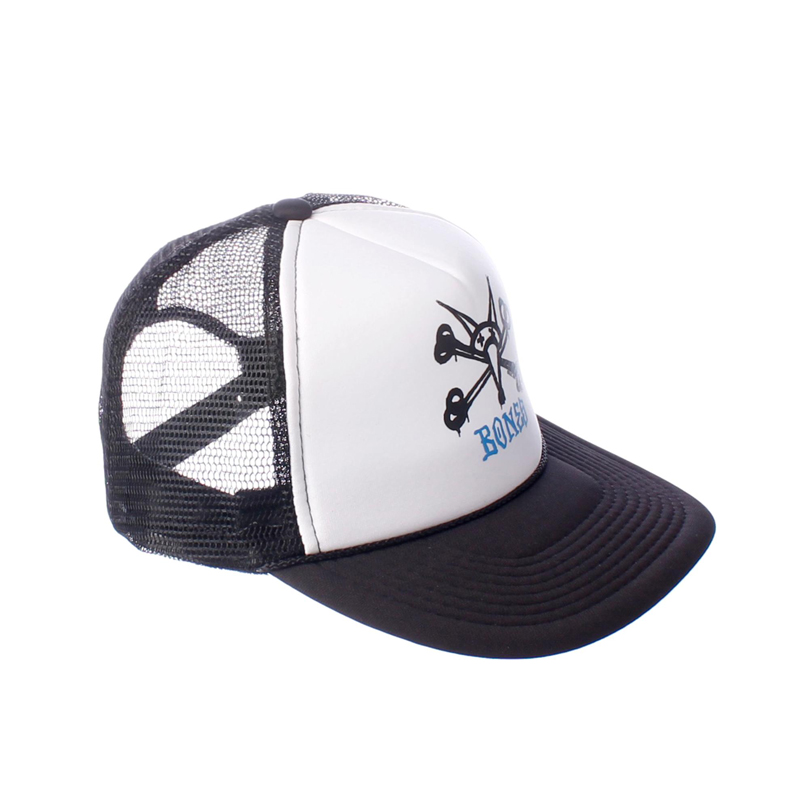 Foam trucker cap flat brim custom design