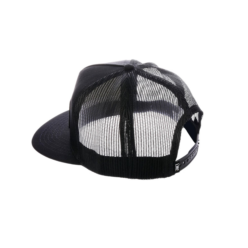 Custom 5 panel cotton trucker cap with embroidery patch design