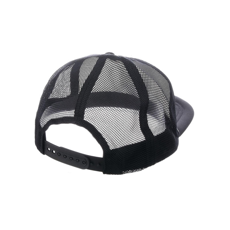 5 panel Foam trucker cap flat brim custom design