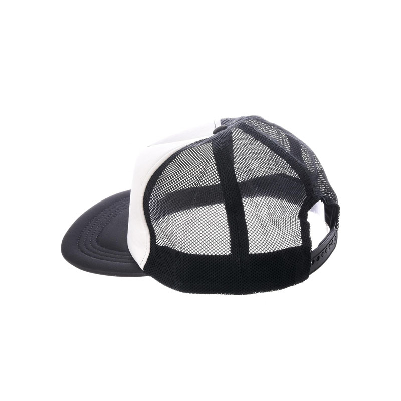 5 panel Foam trucker cap flat brim custom design