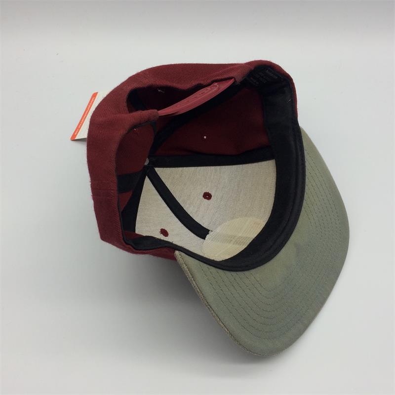 wool acrylic snapback cap with embroidery patch