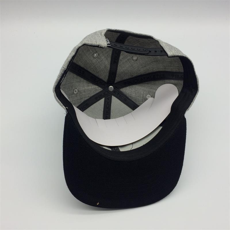 wool acrylic snapback cap with embroidery patch