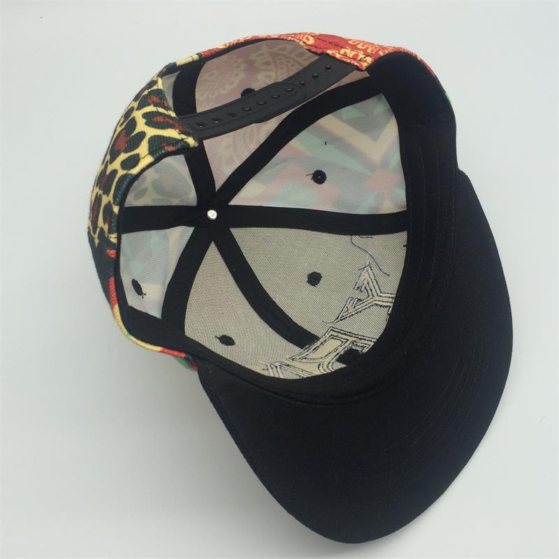 sublimated snapback cap with 3D embroidery logo