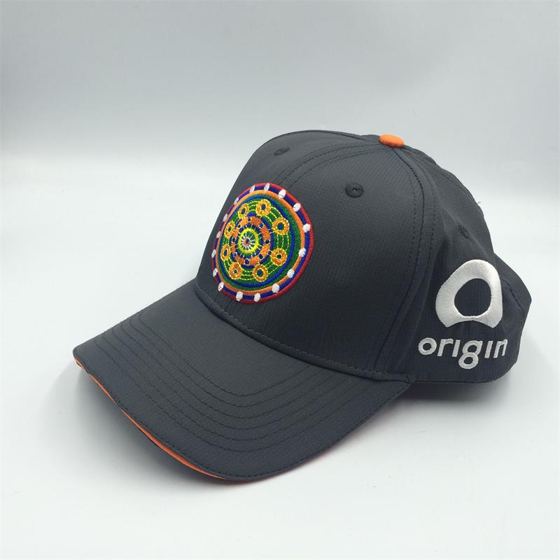 6 panel sublimated baseball cap with 3D embroidery logo