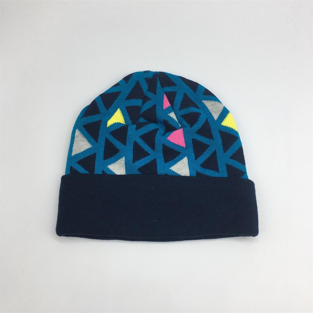 Beanies With Custom Embroidery Oem Acrylic Wholesale Knitted Winter Hats Custom Beanie