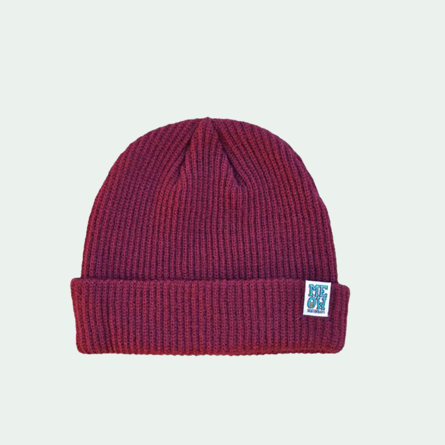Promotional custom embroidery polyester ski cuff beanie hat