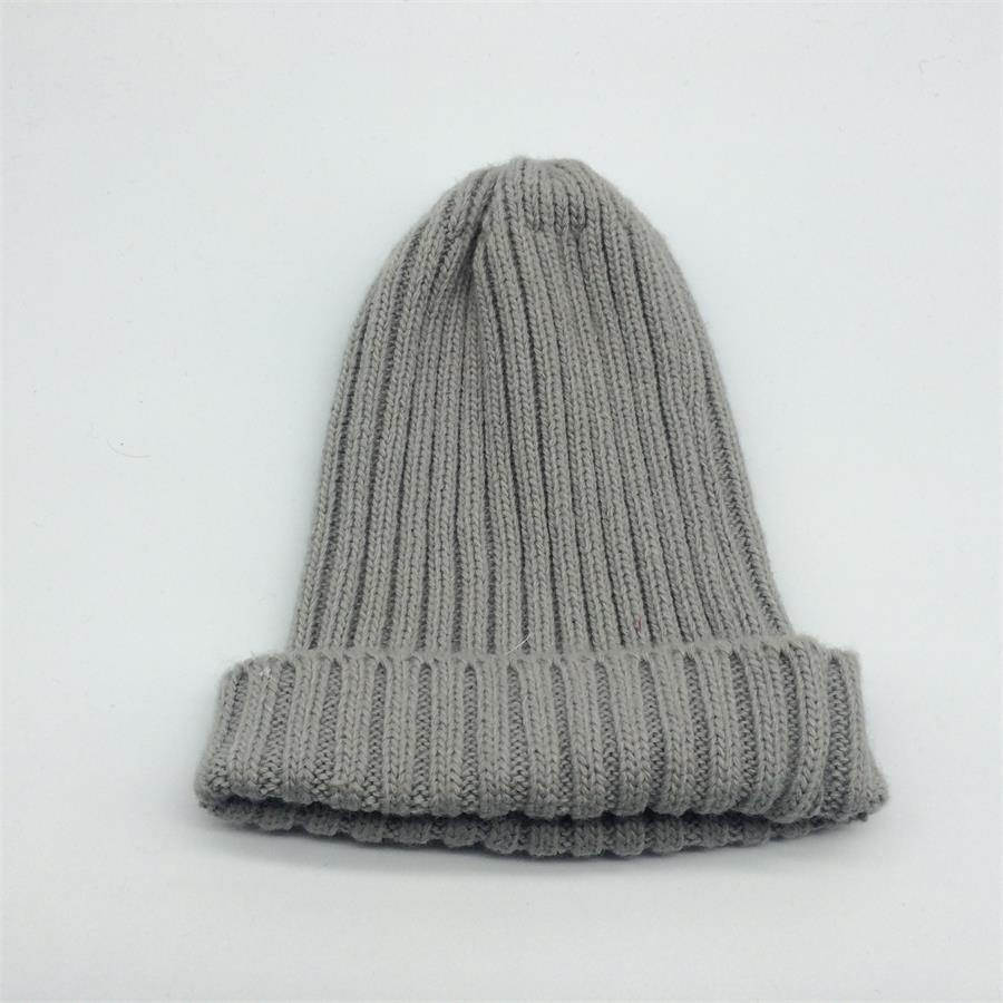 Double Layer Winter Fleece Lined Cable Knitted PomPom Beanie Hat Custom Fur Ball Beanie