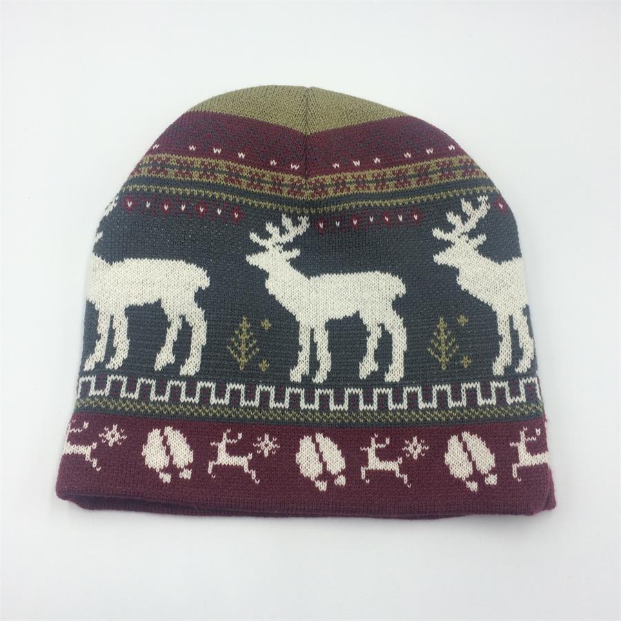 Double Layer Winter Fleece Lined Cable Knitted PomPom Beanie Hat Custom Fur Ball Beanie